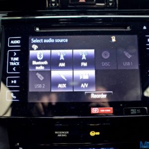 Toyota Fortuner infotainment