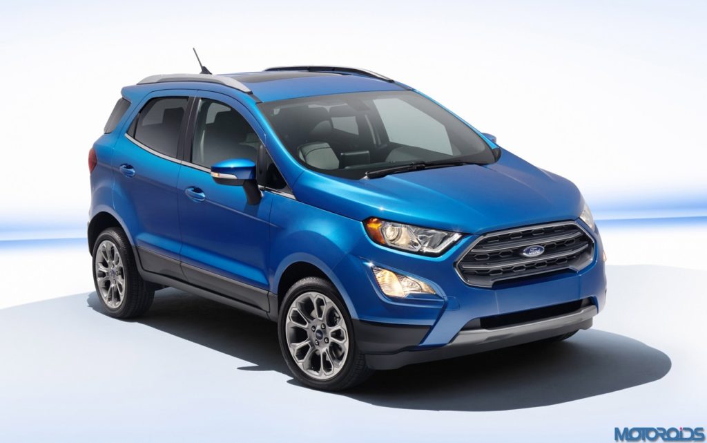 All-new Ford EcoSport comes in four trim levels including S, SE, SES and Titanium (pictured). Each offers a features package for every driver preference.