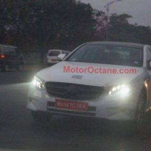 Mercedes Benz E Class spied testing in India