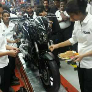 Bajaj Dominar VS production commences