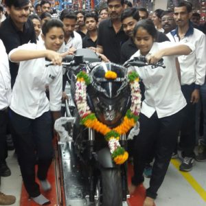 Bajaj Dominar VS production commences