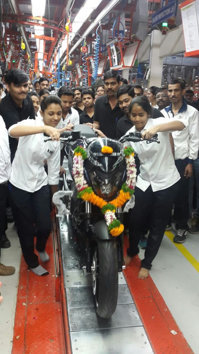 Bajaj Dominar VS production commences