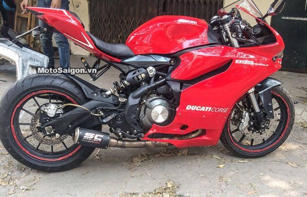 Benelli TNTS converted into a Ducati Panigale