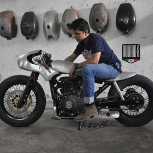 Customised Royal Enfield Himalayan inline