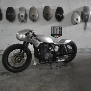 Customised Royal Enfield Himalayan inline