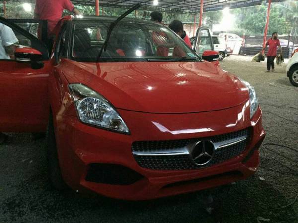 Maruti Baleno to Mercedes A Class conversion