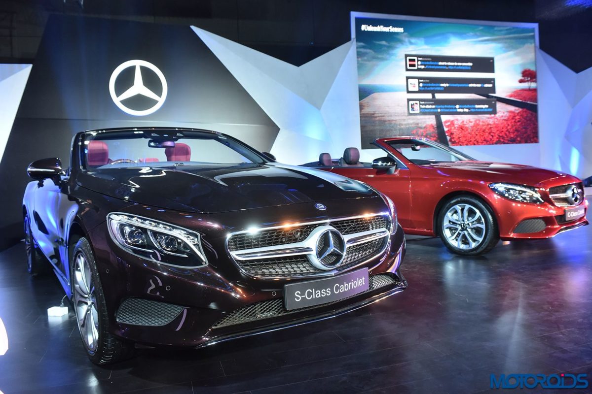 Mercedes Benz C Class Cabriolet and S Class Cabriolet launch