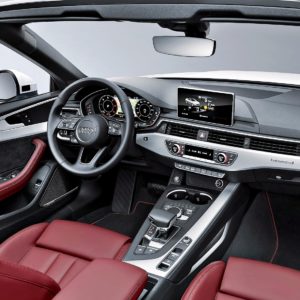 New  Audi A Cabriolet interior
