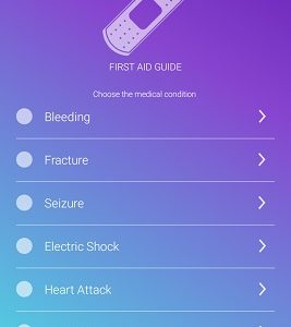 TVS IRIDE Menu  First Aid Guide