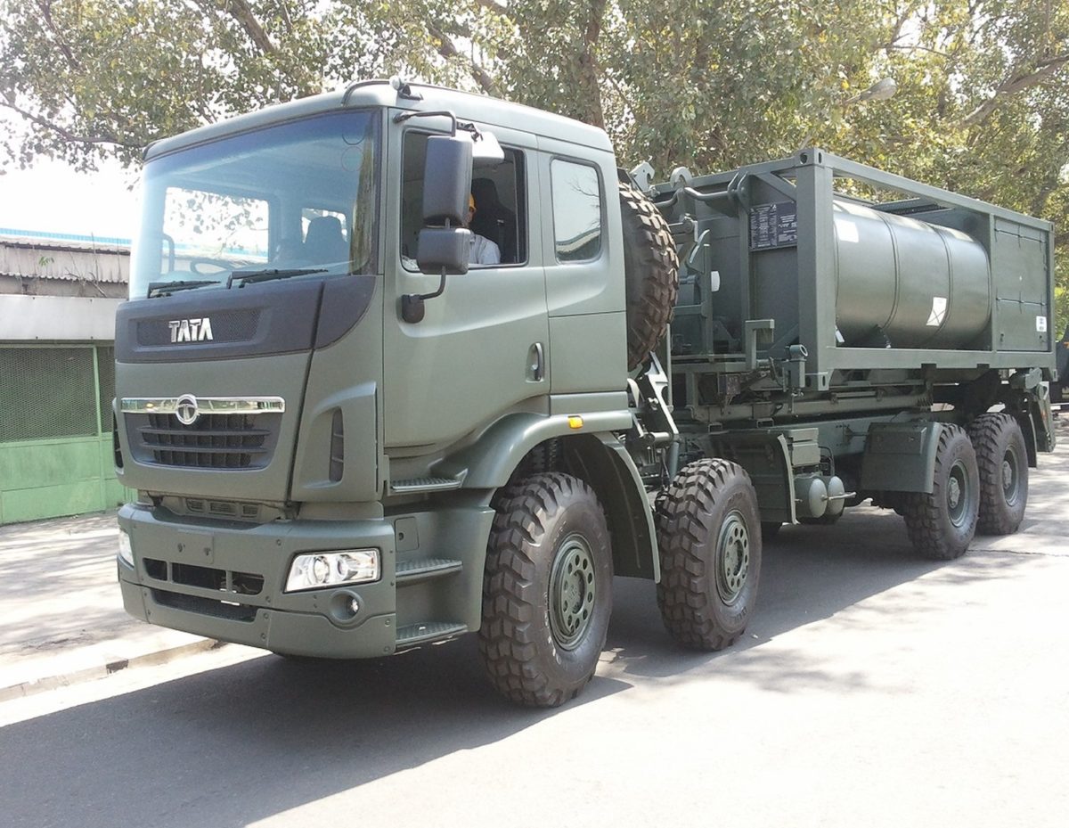 Tata Defence Vehicle X With Water Purification System