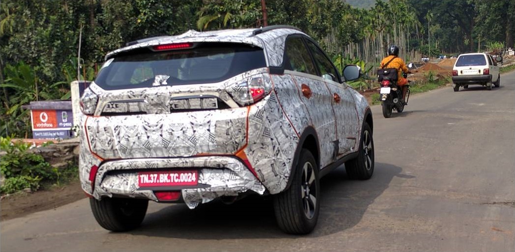 tata-nexon-sunburst-orange-spied