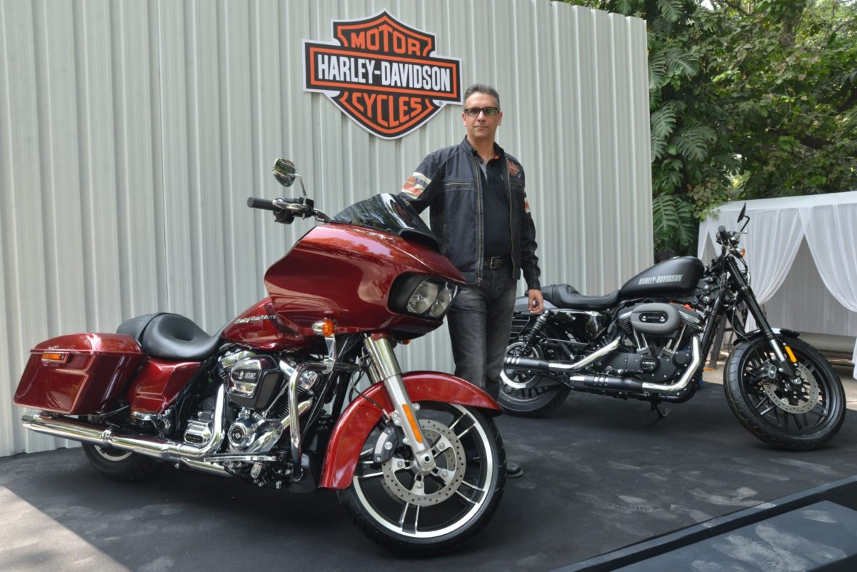 Vikram Pawah Managing Director Harley Davidson India launches the new