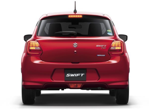 New 2017 Suzuki Swift Red Rear view