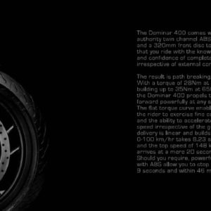 Bajaj Dominar Product Brochure