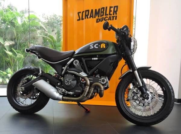 Customized Ducati Scrambler