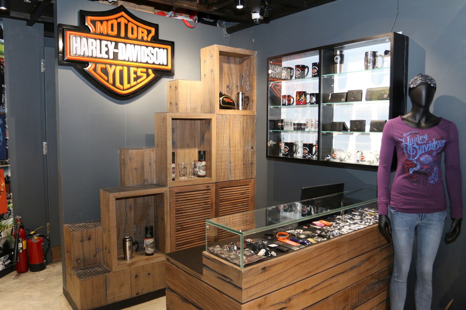Harley Davidson Launches Its Merchandise Showroom At Mumbai Airport