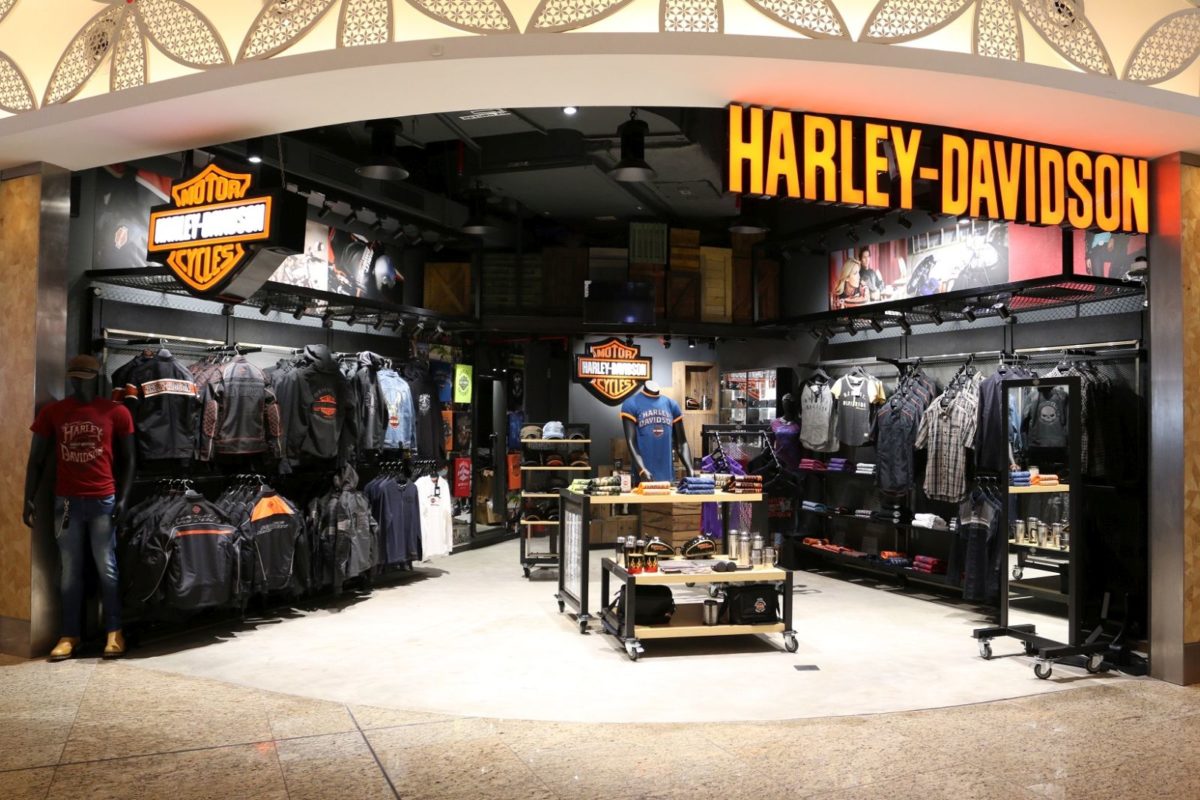 Harley Davidson Merchandise showroom Mumbai Airport