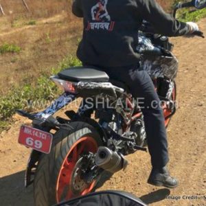 KTM  Duke  India Test Mule