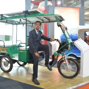 Lohia Auto launches Solar Powered E Ricshaw and Electric  Wheeler