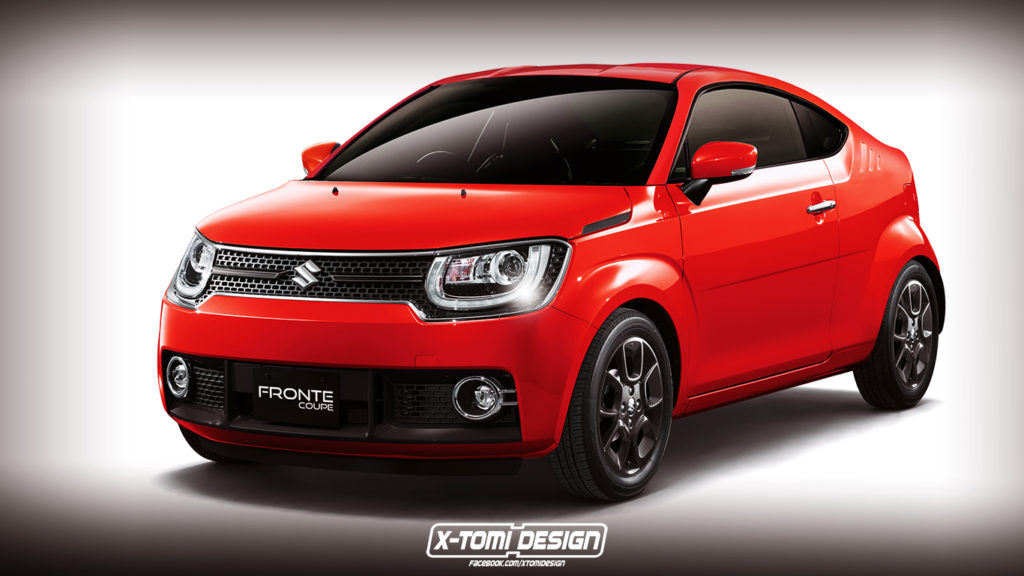 Maruti Suzuki Ignis 2 door coupe render