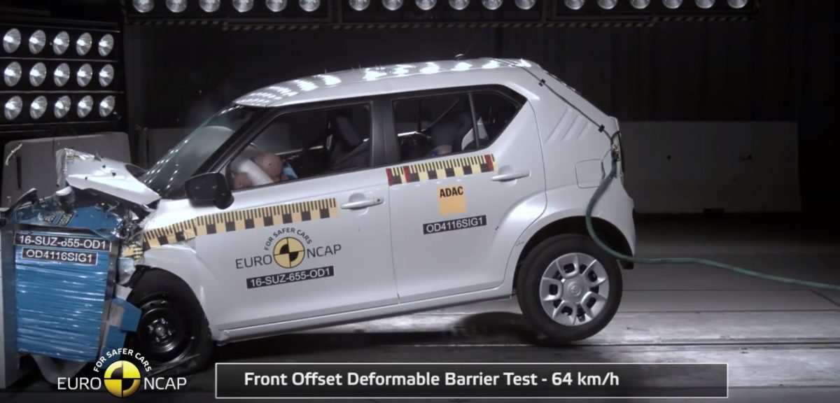 Maruti Suzuki Ignis crash test