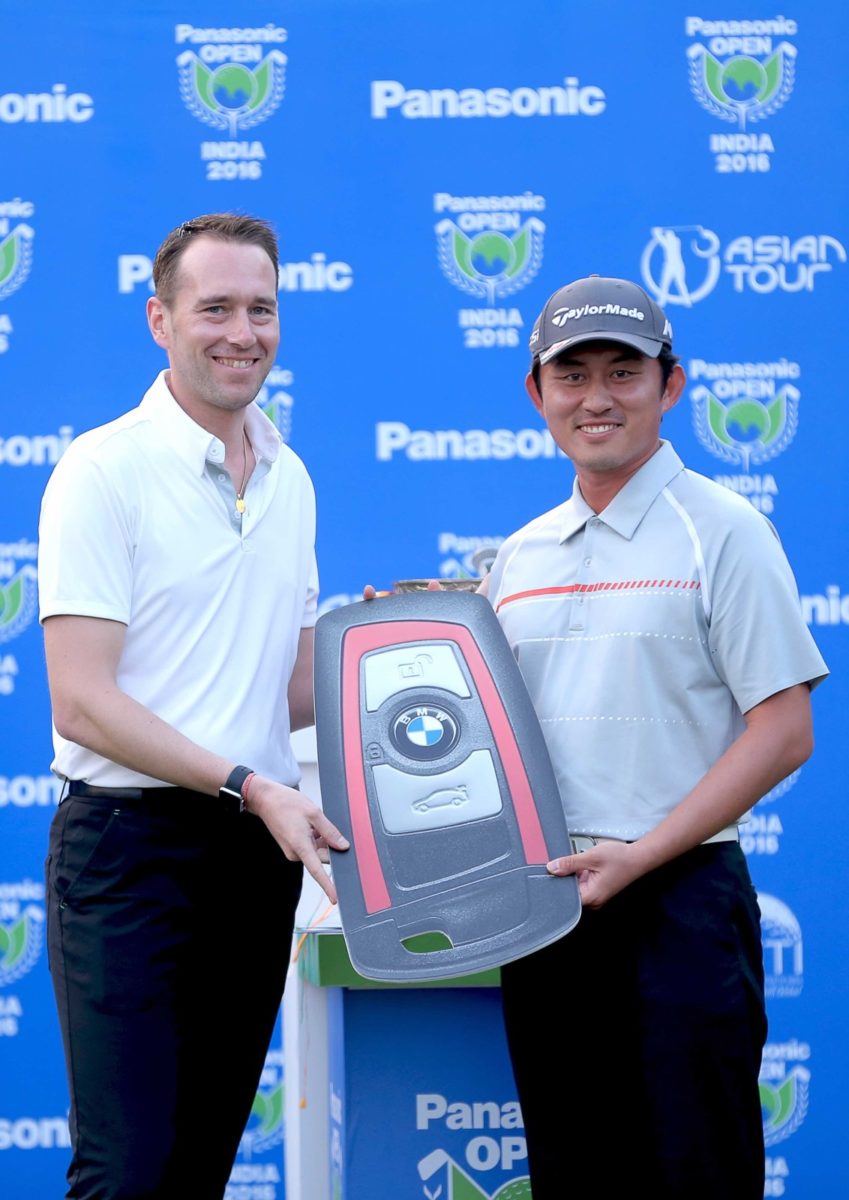 South Korean Golfer Sung Lee drives home a BMW Z