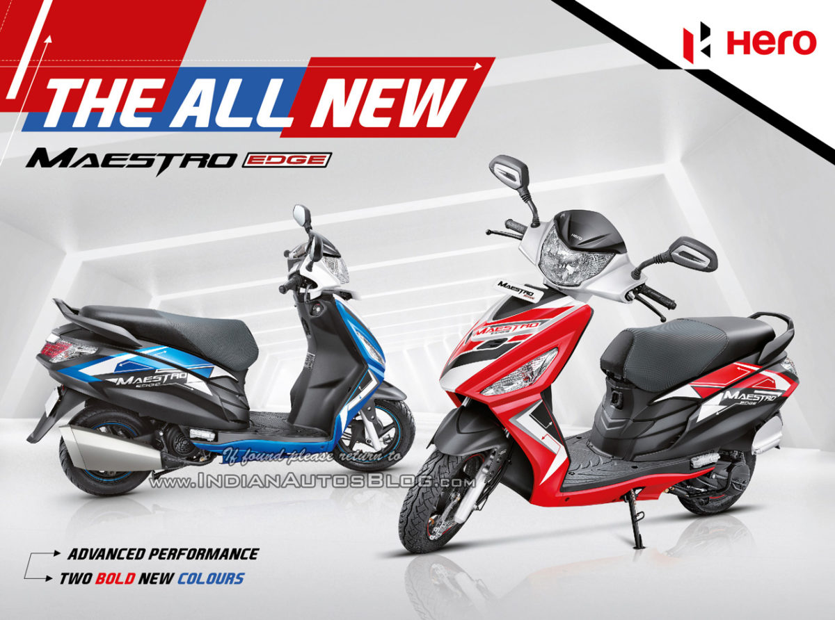 Hero MotoCorp Maestro Edge leaked brochure