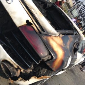 Audi R V Burns To A Crisp In Bangladesh