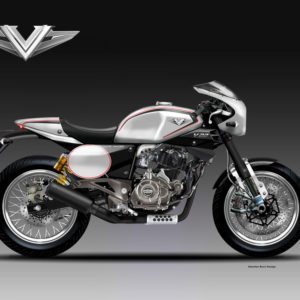 BAJAJ V  CAFE RACER CONCEPT