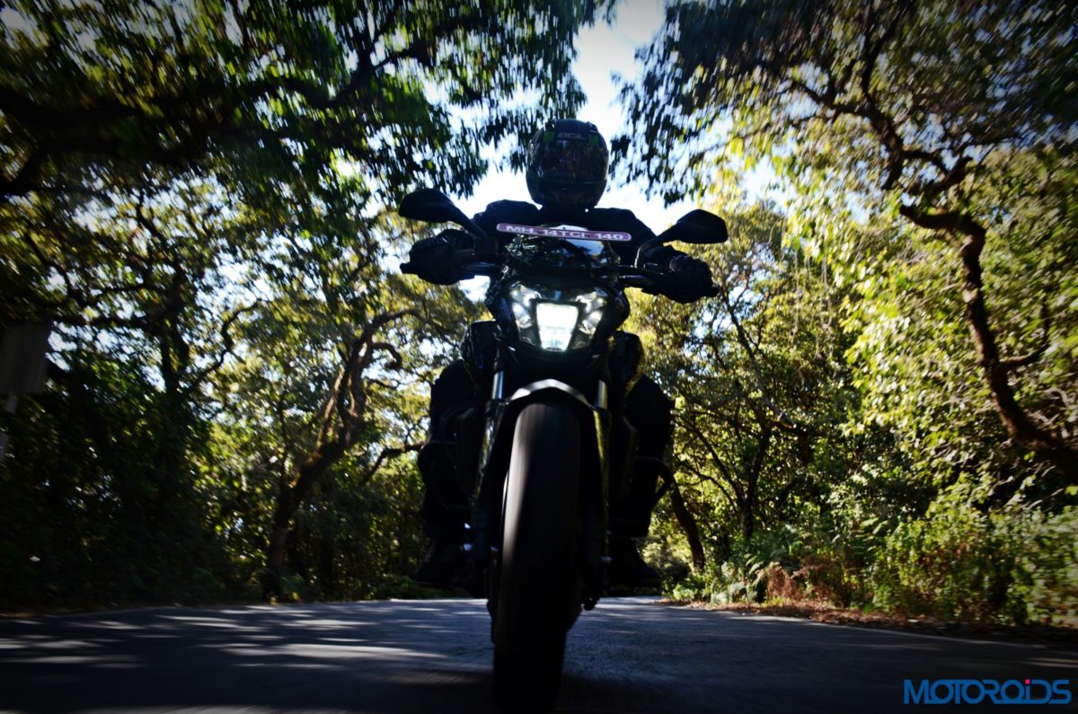 Bajaj Dominar  Action shots