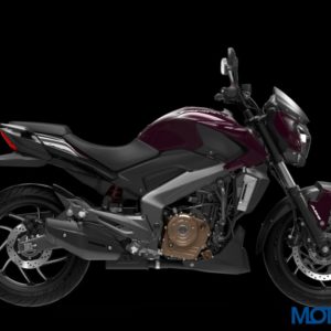 Bajaj Dominar  deliveries commence Twilight Plum