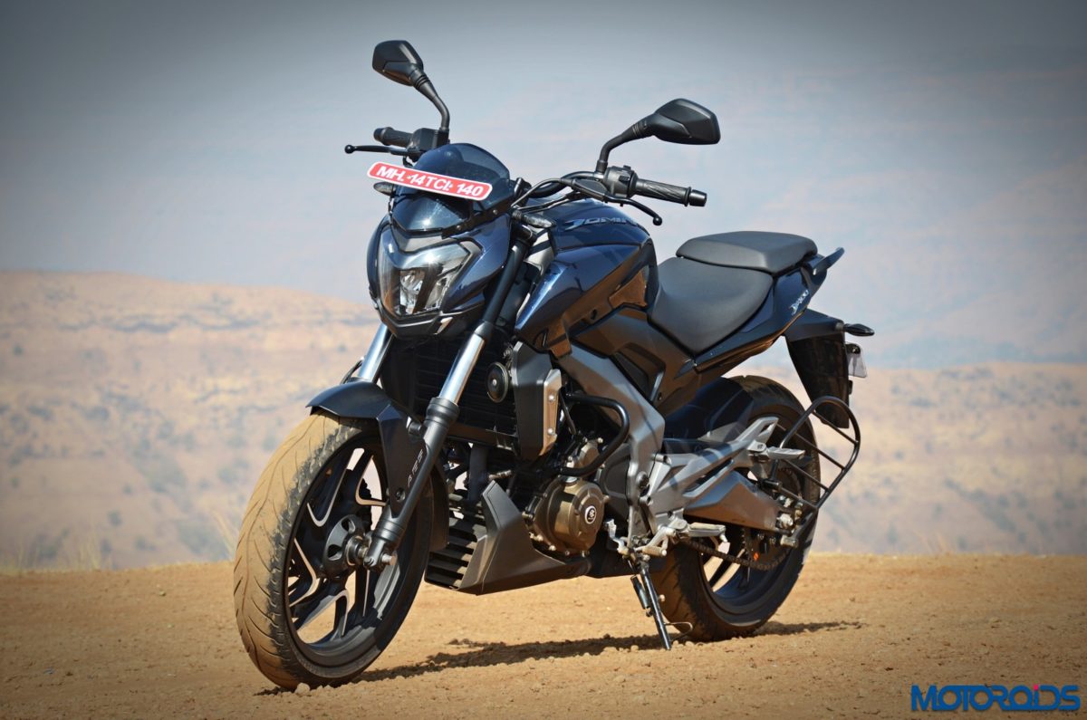 Bajaj Dominar  three quarter view front