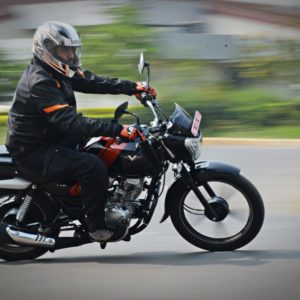 Bajaj V Review Action Shots