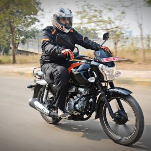 Bajaj V Review Action Shots