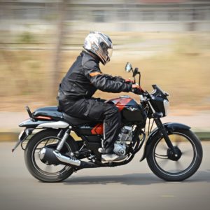 Bajaj V Review Action Shots