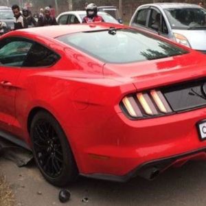 Ford Mustang Crash India