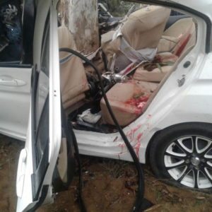 Honda City accident Ludhiana