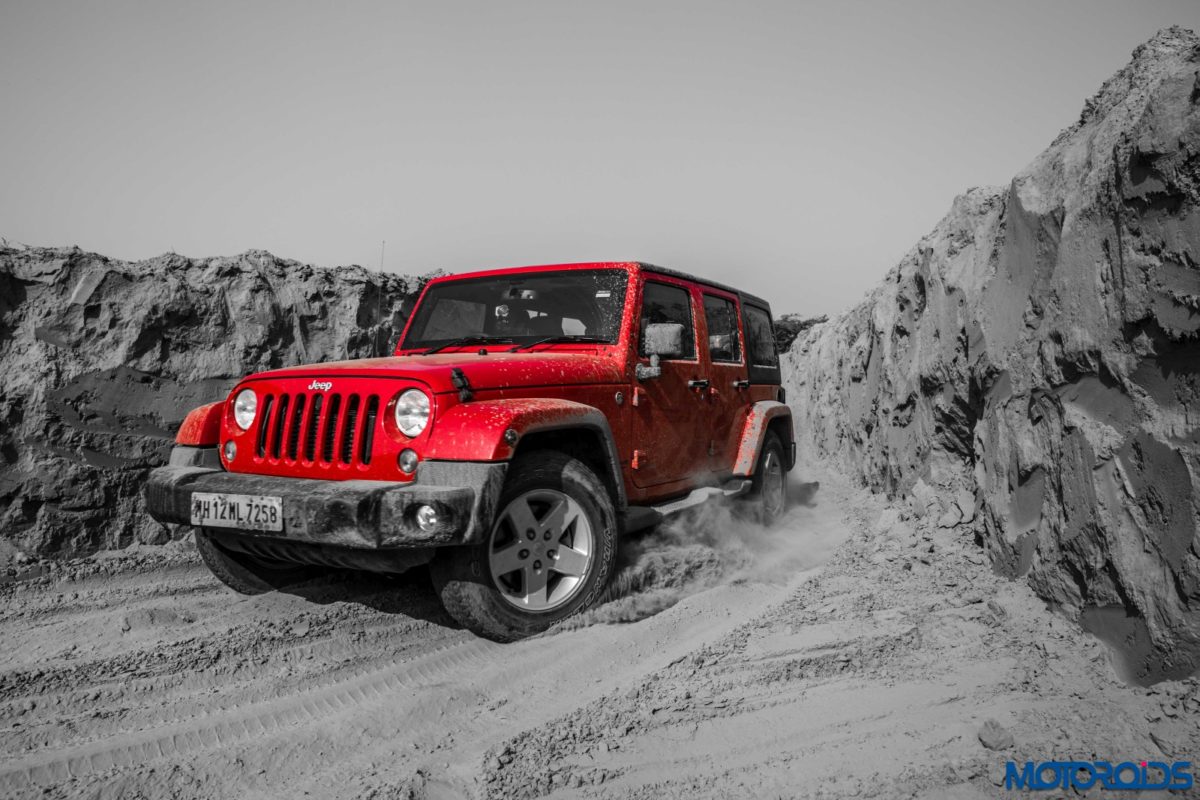 Jeep Wrangler Unlimited on Camp Jeep Off Road Trail