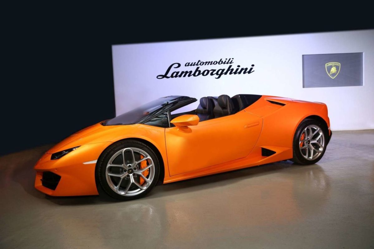 Lamborghini Huracan Spyder RWD launch