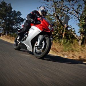 MV Agusta F  India Review Action