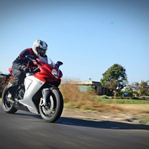 MV Agusta F  India Review Action