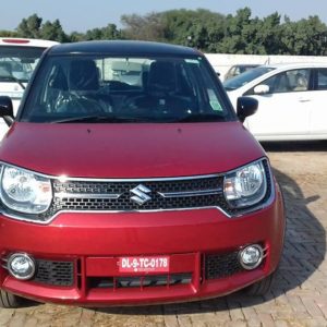 Maruti Suzuki Ignis spotted at dealership