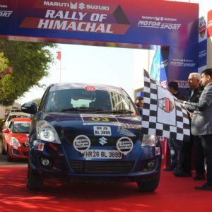 Maruti Suzuki Rally of Himachal Flagged Off From Panchkula