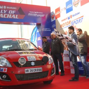 Maruti Suzuki Rally of Himachal Flagged Off From Panchkula