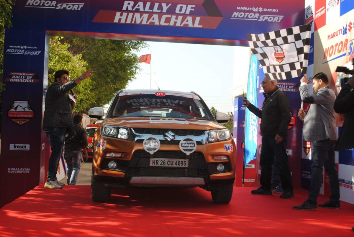 Maruti Suzuki Rally of Himachal Flagged Off From Panchkula