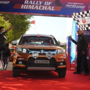 Maruti Suzuki Rally of Himachal Flagged Off From Panchkula