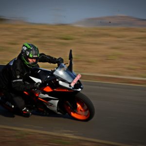 New  KTM RC action