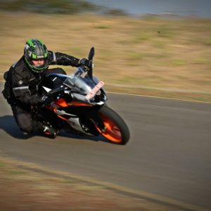 New  KTM RC action