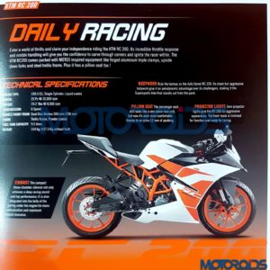 New KTM RC and RC Brochure Leak