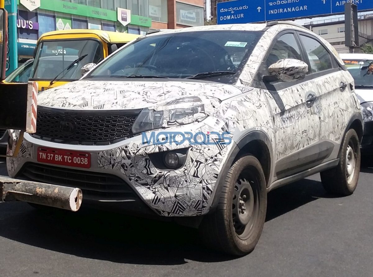 Tata Nexon spied testing